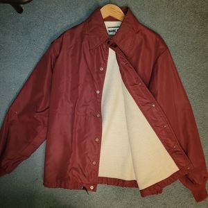 Vintage 80's Maine Guide Burgundy Jacket